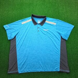 Amazon Polo Shirt Mens 3XL Blue Employee Uniform Work Wear High Heat Polyester